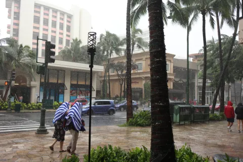 Hawaii storm