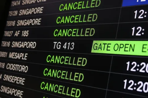 Flight cancelled