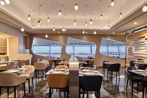 Flagship® Dining, the premium American Airlines sit-down dining experience