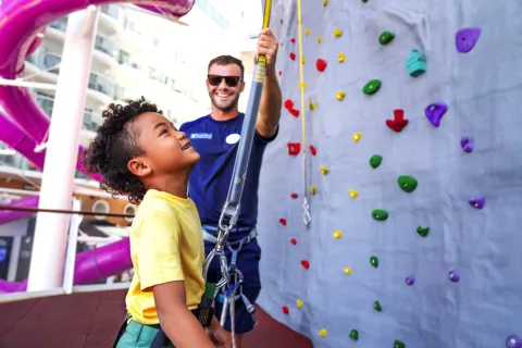 Anthem of the Seas - Rock Climbing Wall