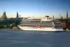 Viking cruise ship Viking Star docked at port Copenhagen